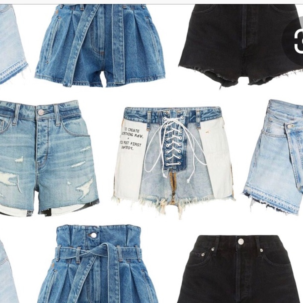 Madewell Denim Acid Wash Shorts